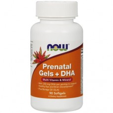 Витамины и менералы NOW Foods Prenatal multi with DHA - 90 софт гель(814617)