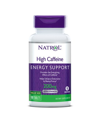 Энергетики Natrol High Caffeine 200mg - 100 таб (814773)
