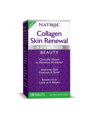 Препараты для суставов и связок Natrol Collagen Skin Renewal - 120 таб(814777)