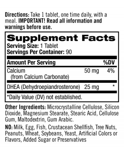 Пищевые добавки Natrol DHEA 25mg - 180 таб (814781)
