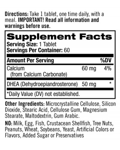 Пищевые добавки Natrol DHEA 50mg - 60 таб (814784)