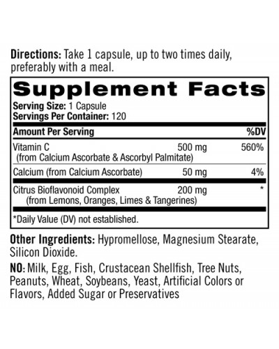 Витамины Natrol Easy-C 500mg - 120 веган капс (814785)