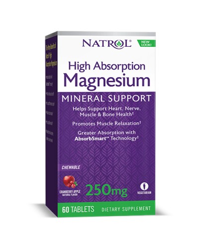 Витамины и минералы Natrol Magnesium Chew - 60 таб (814797)