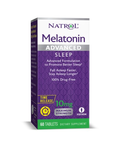 Препараты для сна Natrol Melatonin Advanced Sleep 10mg - 60 таб (814807)
