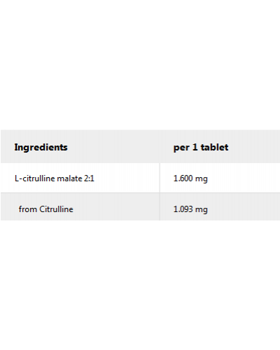 Аминокислоты IronMaxx Citrullin Malat - 180 таб (банка) (815275)