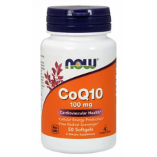 Антиоксиданты NOW Foods CoQ10 100 мг  50 софт капс (815662)