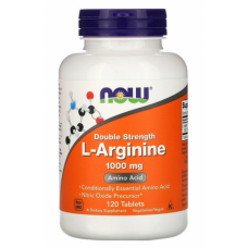 Аминокислоты NOW Foods L-Arginine 1000 мг 120 таб (815674)