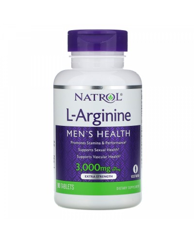 Аминокислоты Natrol Arginine 3000 - 90 таб (815858)