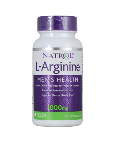 Аминокислоты Natrol Arginine 1000 - 50 таб (815862)