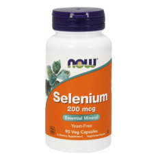 Витамины и минералы NOW Foods Selenium 200 мкг  90 веган капс (815907)