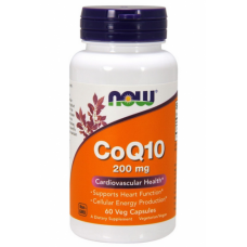 Антиоксиданты NOW Foods CoQ10 200 мг  60 веган капс (815913)