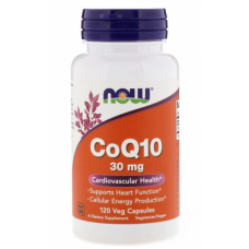 Антиоксиданты NOW Foods CoQ10 30 мг - 120 веган капс (815914)