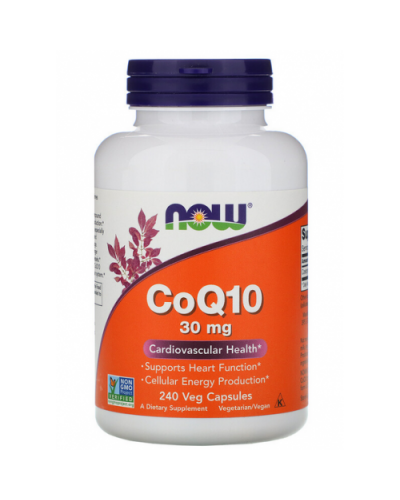 Антиоксиданты NOW Foods CoQ10 30 мг - 240 веган капс (815915)