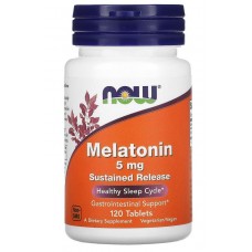 Мелатонин NOW Foods Melatonin 5 мг 120 таб (815919)