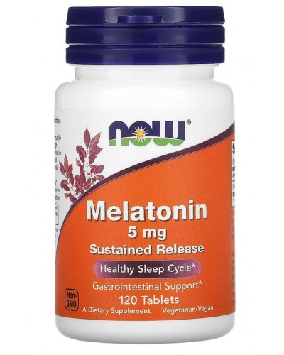 Мелатонин NOW Foods Melatonin 5 мг 120 таб (815919)