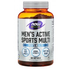 Витамины и минералы NOW Foods Men's Active Sports Multi - 180 софт гель (815921)