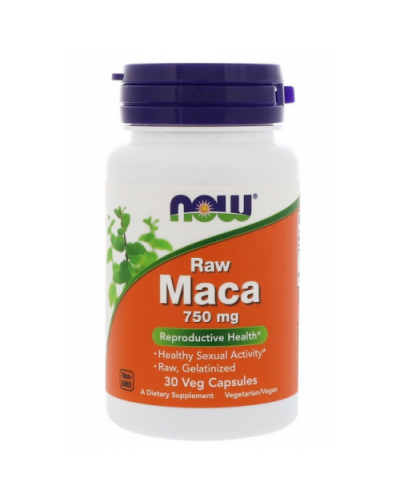 Здоровье репродуктивной системы NOW Foods Maca 750 мг - 30 веган капс(815939)