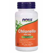 Пищевые добавки NOW Foods Chlorella 400 mg - 100 веган капс (815942)