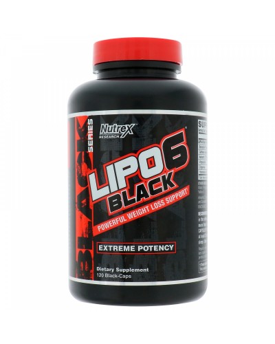 Жиросжигатель Nutrex Research Lipo 6 Black Powerfull Weight Loss 120 капс