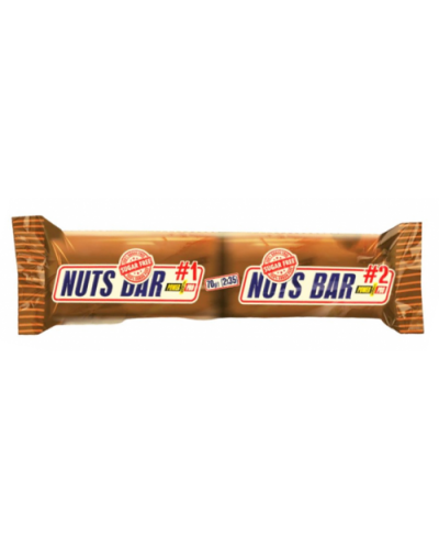 Батончик Power Pro Nuts Bar с арахисом и карамелью (без сахара), 70 г (816081)