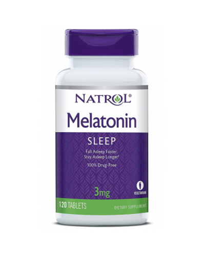 Препараты для сна Natrol Melatonin 3mg - 120 таб (816345)