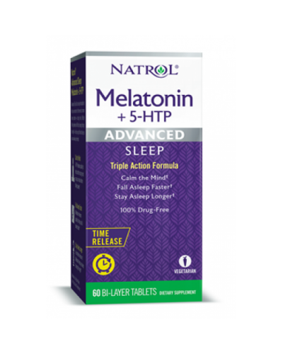 Препараты для сна Natrol Melatonin Advanced Sleep & 5-HTP B/L - 60 таб(816347)