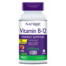 Витамины и минералы Natrol Vitamin B-12 5000mcg F/D Straw - 100 таб(816349)