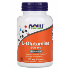 Аминокислоты NOW Foods L-Glutamine 500 мг  - 120 веган капс (816372)