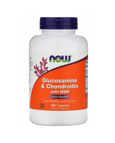 Защита суставов NOW Foods Glucosamine Chondroitin MSM - 180 капс(816390)