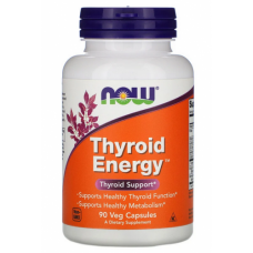 Работа щитовидной железы NOW Foods Thyroid Energy - 90 веган капс(816391)