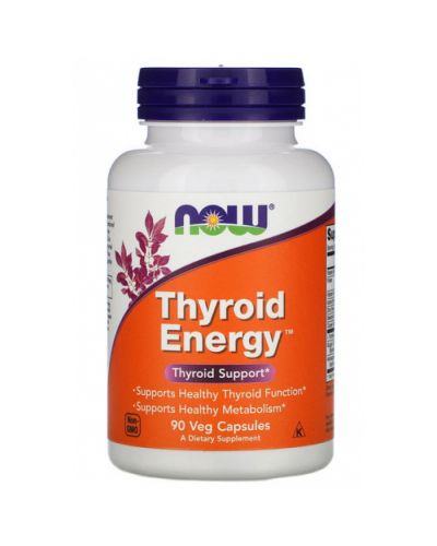 Работа щитовидной железы NOW Foods Thyroid Energy - 90 веган капс(816391)
