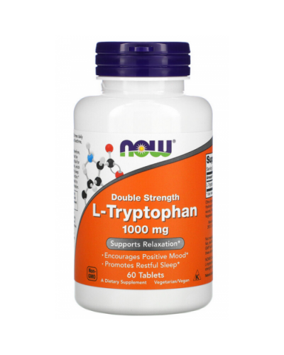 Препараты для сна NOW Foods L-Tryptophan 1000 мг - 60 таб (816404)