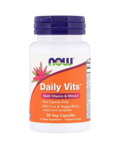 Витамины и минералы NOW Foods Daily Vits - 30 веган капс (816423)