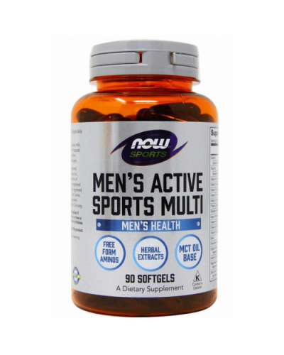 Витамины и минералы NOW Foods Men's Active Sports Multi - 90 софт гель(816424)
