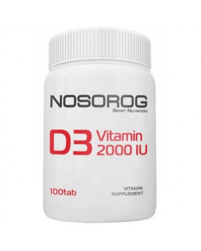 Витамины и минералы Nosorog Vitamin D3 2000 ME - 100 таб (816545)