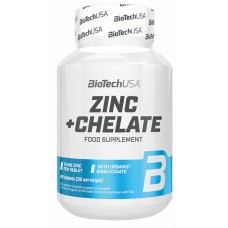 Цинк BioTech USA Zinc + Сhelate 60 шт