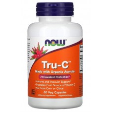 Витамины NOW Foods Tru-C Acerola - 60 веган капс (816650)