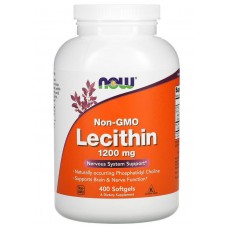 Лецитин NOW Foods Lecithin 1200 мг - 400 софт гель (816654)