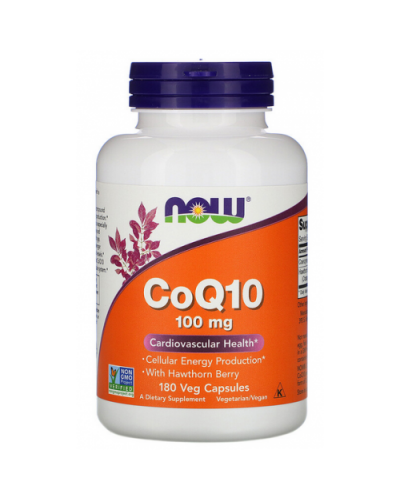 Антиоксиданты NOW Foods CoQ10 100 мг 180 веган капс (816661)