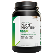 Растительный протеин Rule 1 R1 Plant Protein + Energy Холодный кофе 640г (816721)