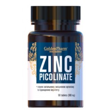 Цинк пиколинат Golden Pharm Zinc Picolinate - 90 таб (816987)