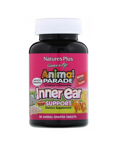 Витамины для детей Nature's Plus Animal Parade (Inner Ear Suppor) Вишня 90 марм (817041)