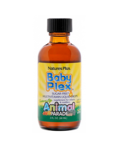 Витамины для новорожденных Nature's Plus Baby Plex Апельсин (Sugar Free) 60 мл (817044)