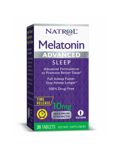 Препараты для сна Natrol Melatonin 10mg Straw - 30 таб (817058)