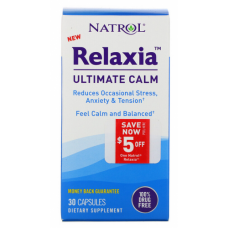 Пищевая антистрессовая добавка Natrol Relaxia Ultimate Calm - 30 капс (817065)