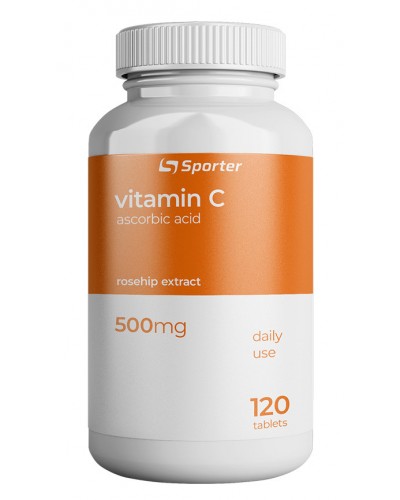 Витамин C Sporter Vitamin C 500 mg with rosehip 120 таб (817074)