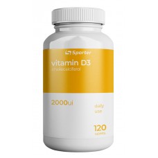 Витамин D Sporter Vitamin D3 2000 ME 120 таб (817075)