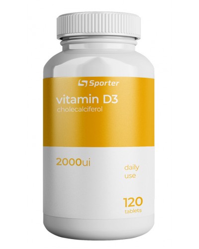 Витамин D Sporter Vitamin D3 2000 ME 120 таб (817075)