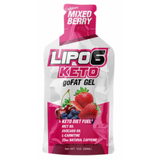Жиросжигатель Nutrex Research Lipo-6 Keto goFAT Gel -1/12 30 мл - mixed berry (817154)