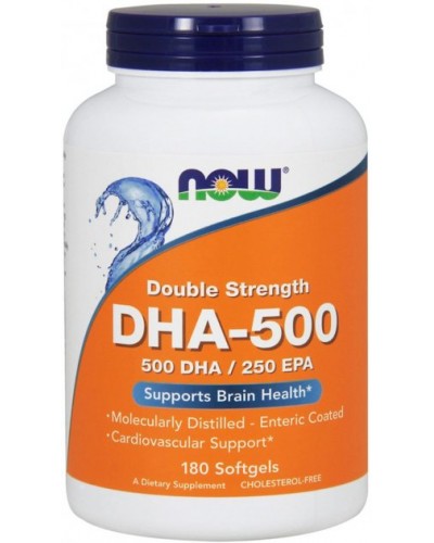 Витамины NOW Foods DHA - 500 - 180 софт гель (817199)